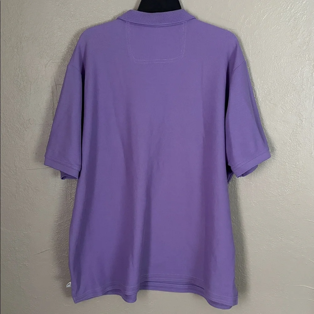 Tommy Bahama Men’s Emfielder IslandZone Polo Purple XXL - Picture 4 of 5